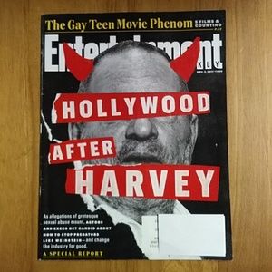 Entertainment Weekly Magazine 2017 Harvey Weinstein